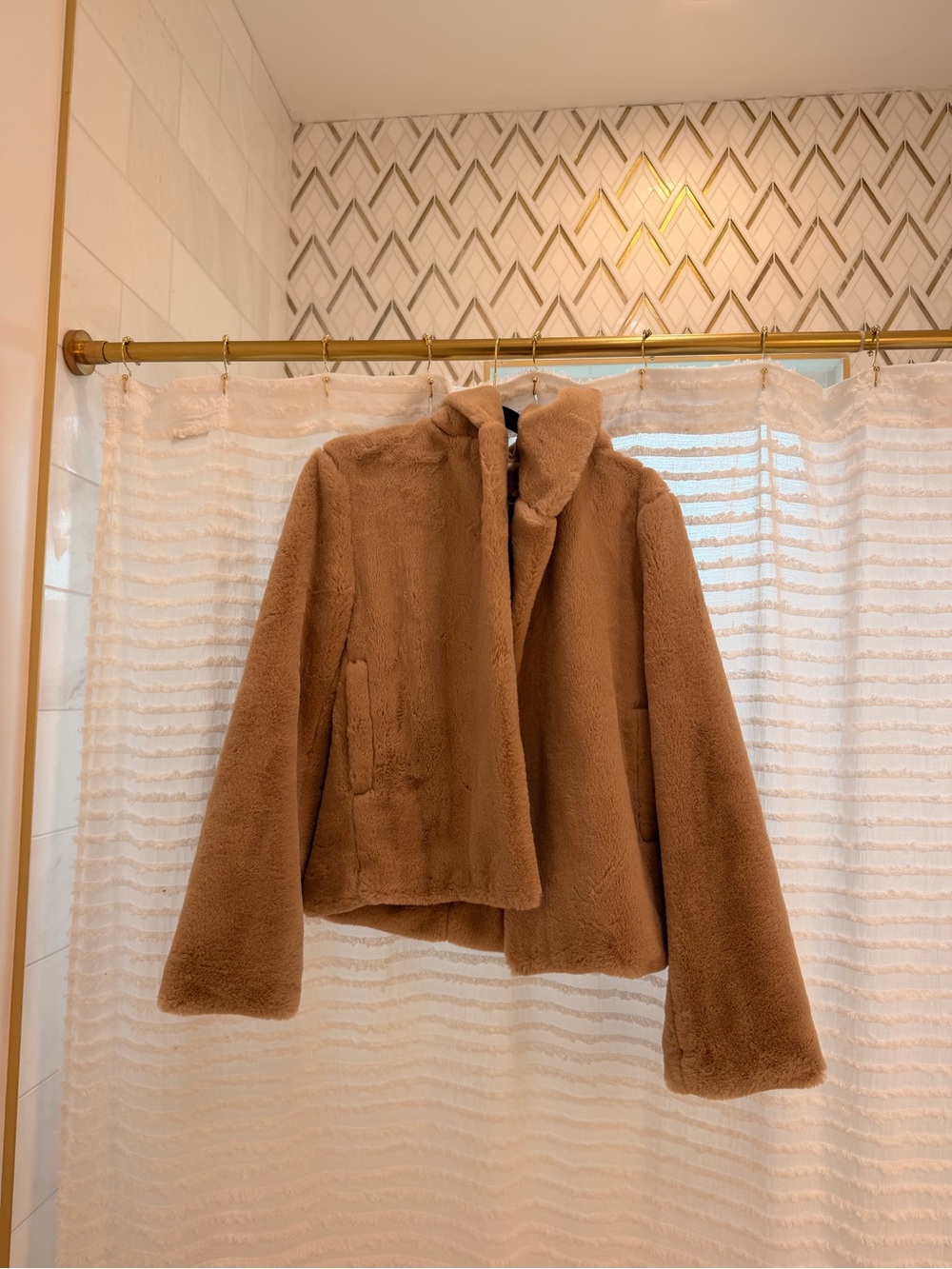 Cozy Faux Fur Brown Jacket